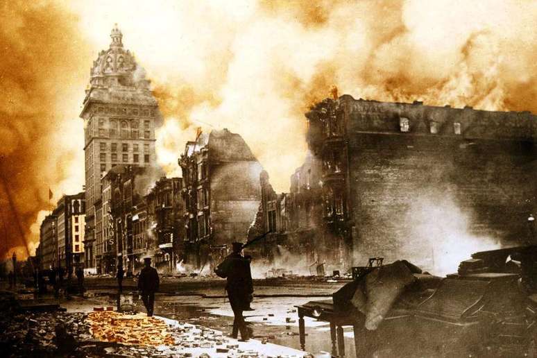 S&atilde;o Francisco tremeu e ardeu em 1906