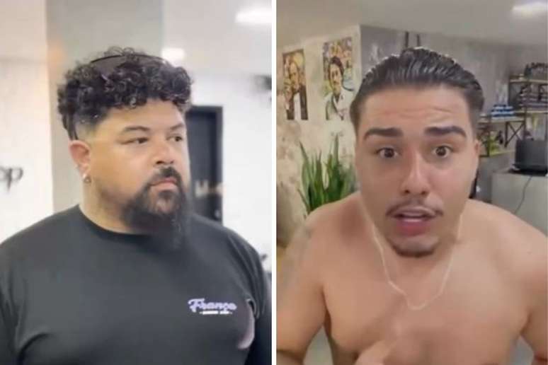 Empres&aacute;rio que agrediu Pedro | V&iacute;deo feito por Pedro na barbearia