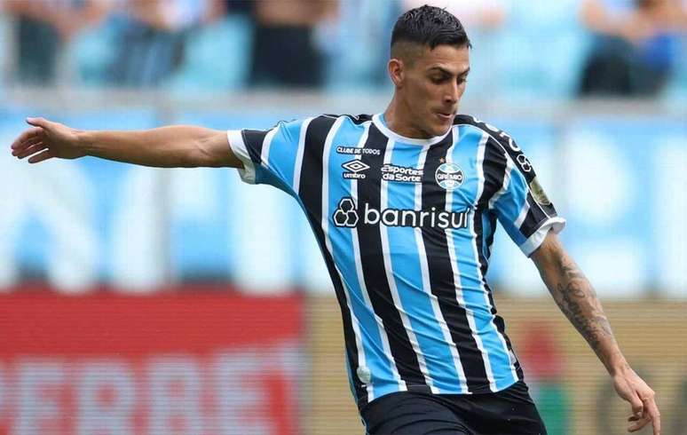Pav&oacute;n est&aacute; no Gr&ecirc;mio desde fevereiro de 2024 e fechou o ano passado com seis assist&ecirc;ncias &ndash; Lucas Uebel/Gr&ecirc;mio