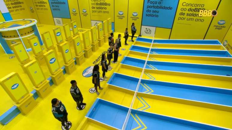 Participantes do BBB 26 na Prova do L&iacute;der de hoje, 29/03