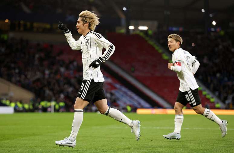 Jap&atilde;o venceu a Esc&oacute;cia em amistoso em Glasgow (Photo by Stu Forster/Getty Images)