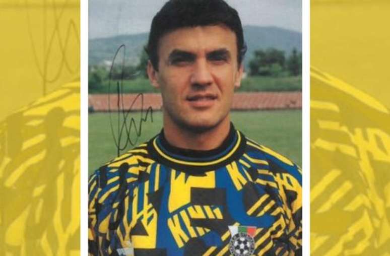 Divulga&ccedil;&atilde;o/Puma - Legenda: Mihailov foi destaque na campanha hist&oacute;rica da Bulg&aacute;ria na Copa do Mundo de 1994