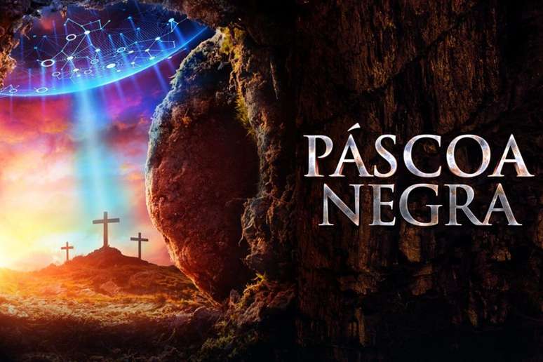&ldquo;P&aacute;scoa Negra&rdquo; acompanha a hist&oacute;ria de cientistas que descobrem os segredos da viagem no tempo e tentam impedir que um bilion&aacute;rio volte ao passado e mate Jesus 