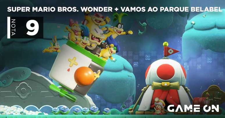 Super Mario Bros. Wonder + Vamos ao Parque Belabel - Nota 9