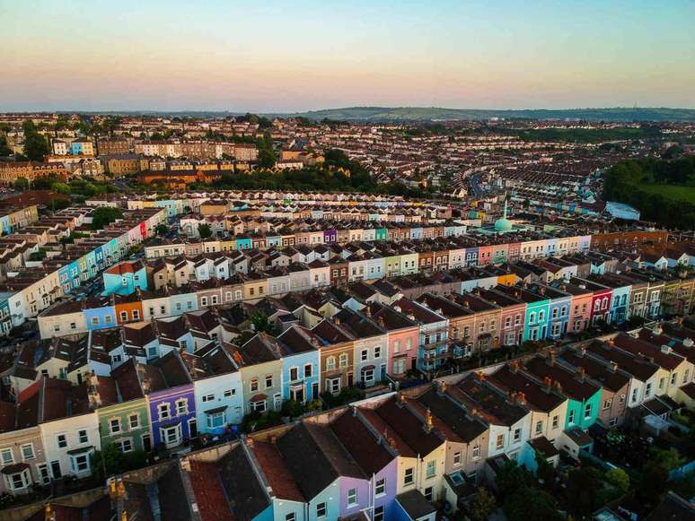 Vista a&eacute;rea de Bristol 