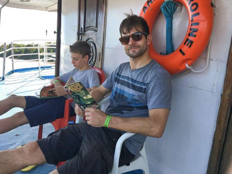 Simon Plestenjak em uma das viagens que fez para a Amaz&ocirc;nia, em 2018