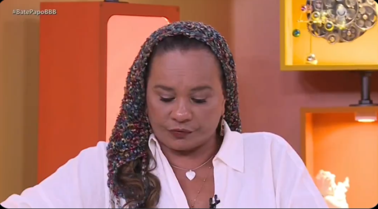 Solange Couto se emociona no Bate-Papo BBB