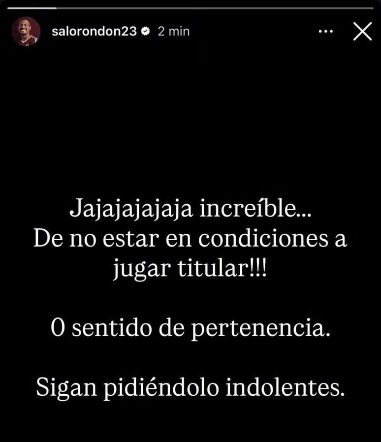 Publica&ccedil;&atilde;o de Rond&oacute;n no Instagram &ndash;