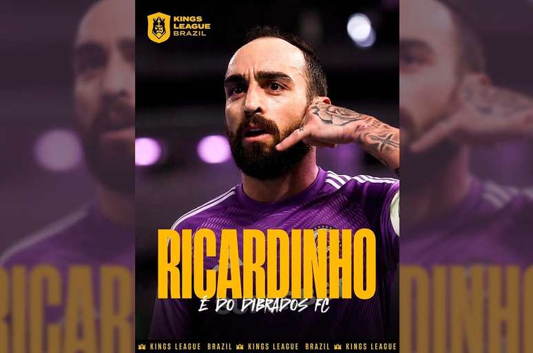 Dibrados anuncia a chegada de Ricardinho, lenda do futsal &ndash;