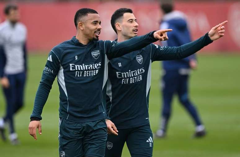Gabriel Jesus e Martinelli devem come&ccedil;ar como titulares no Arsenal &ndash;