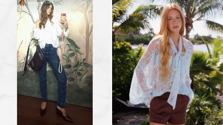 Carolina Dieckmmann e Marina Ruy Barbosa 