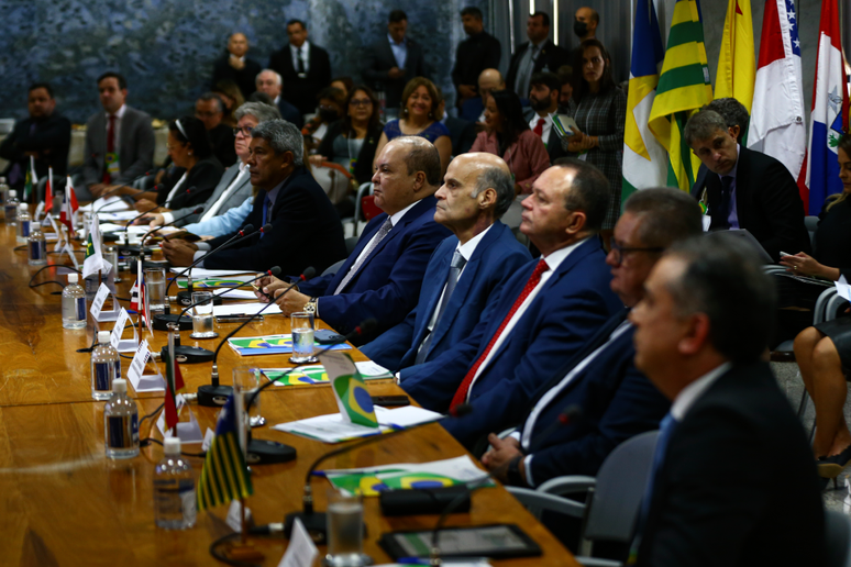 O F&oacute;rum de Governadores se re&uacute;ne, em Bras&iacute;lia, para tratar da incid&ecirc;ncia do ICMS sobre combust&iacute;veis e teses da cobran&ccedil;a do Diferencial de Al&iacute;quota do ICMS (Difal)