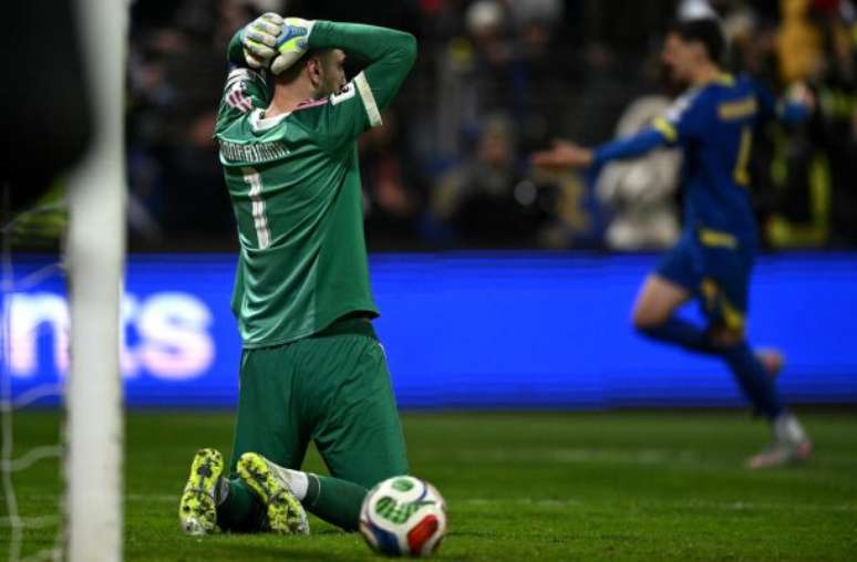 It&aacute;lia foi eliminada e n&atilde;o se classificou para a Copa do Mundo pela terceira vez seguida &ndash; Photo by Getty Imag/Getty Images)