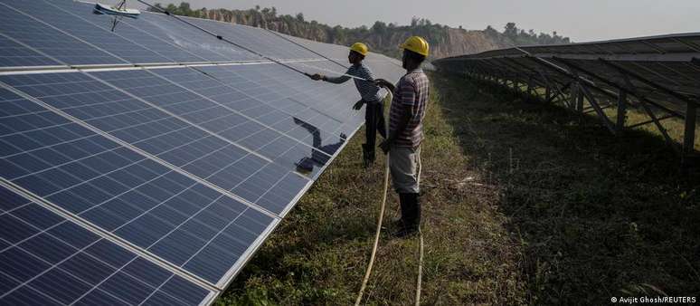 Usina solar na &iacute;ndia