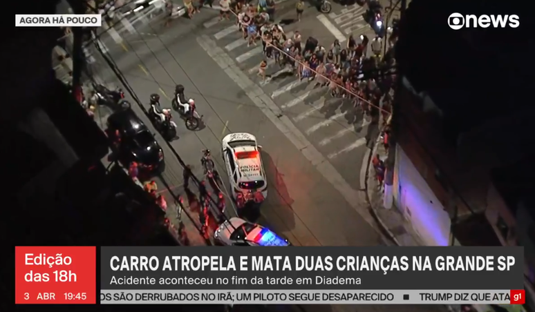 Local em que crian&ccedil;as morreram atropeladas