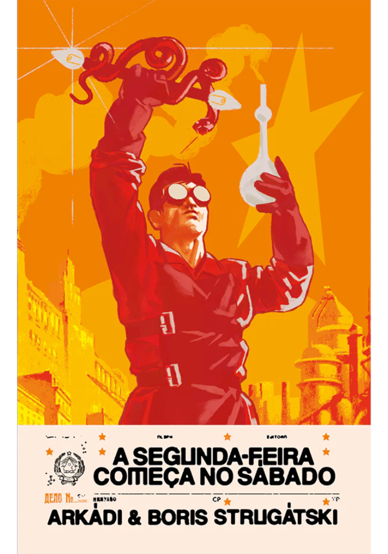 Capa de 'A Segunda-feira come&ccedil;a no s&aacute;bado', dos irm&atilde;os dos irm&atilde;os Boris e Arkady Strug&aacute;tski
