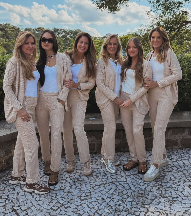 Kiki Pinheiro, Buby Pinheiro, J&ocirc; Pinheiro, Hel&ocirc; Pinheiro, Rafa Justus e Ticiane Pinheiro (Foto: