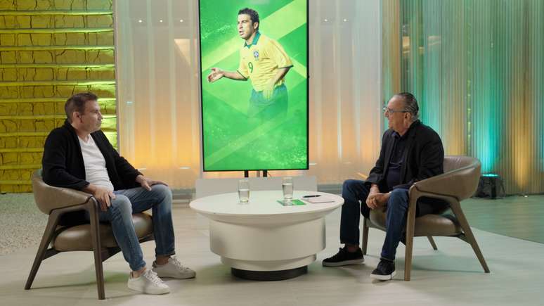Galv&atilde;o Bueno recebeu Luiz&atilde;o, ex-atacante do Penta, no terceiro epis&oacute;dio do &ldquo;Campe&atilde;o do Mundo com Galv&atilde;o&rdquo;, programa da N Sports 