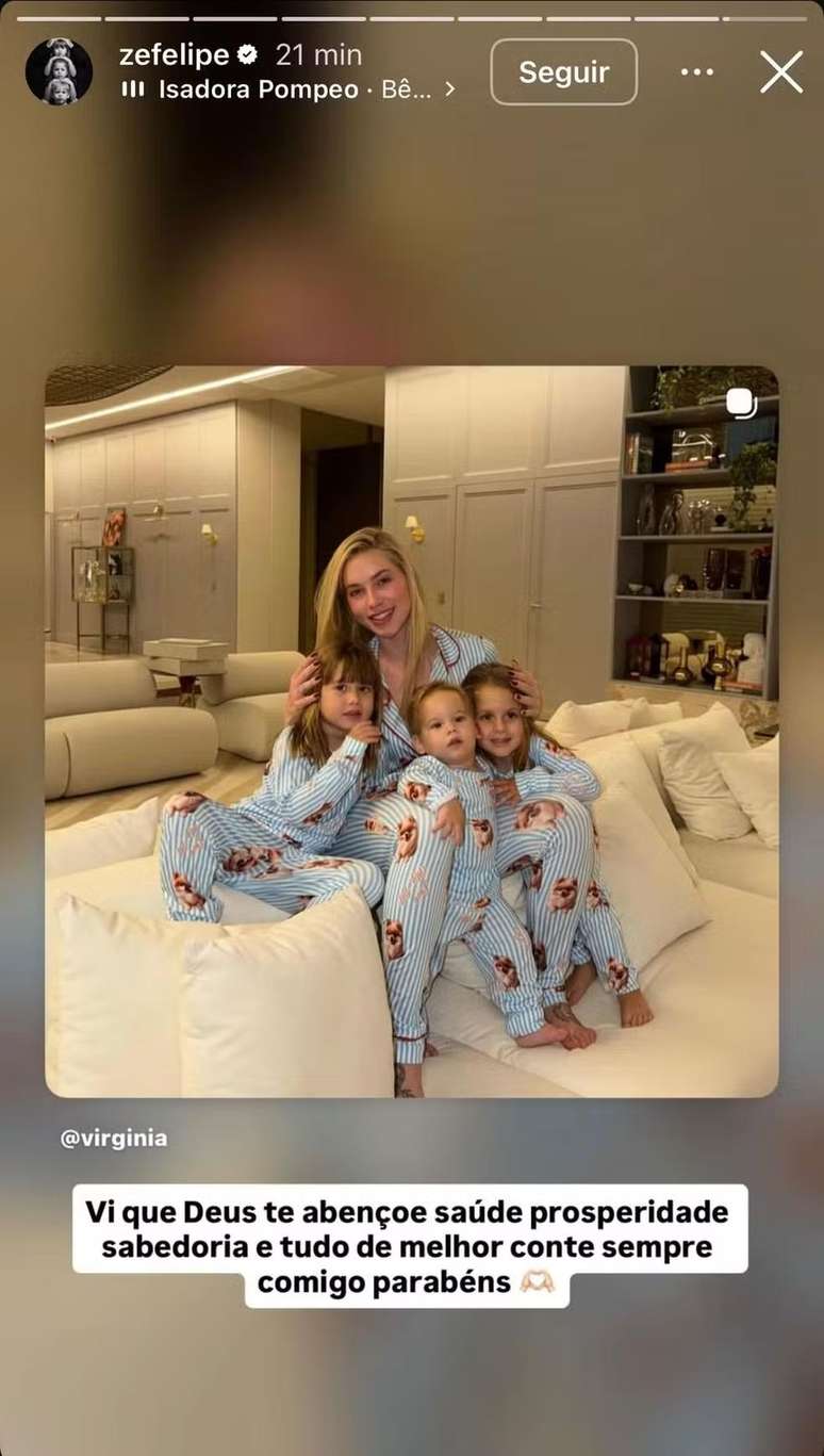 Story do Z&eacute; Felipe.