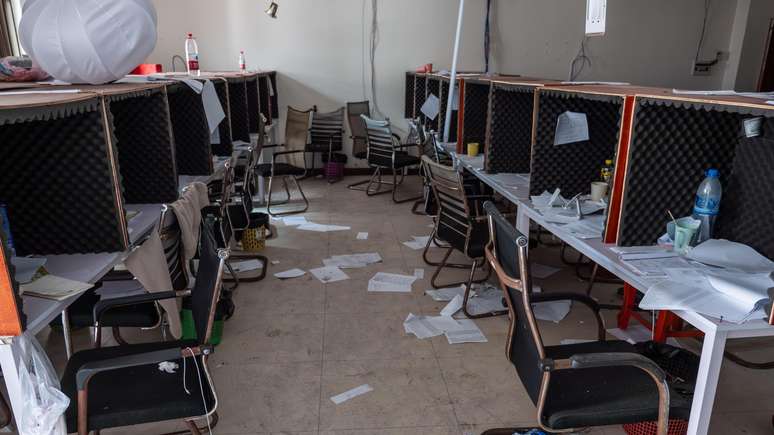 As cabines de onde os golpistas ligavam para suas v&iacute;timas