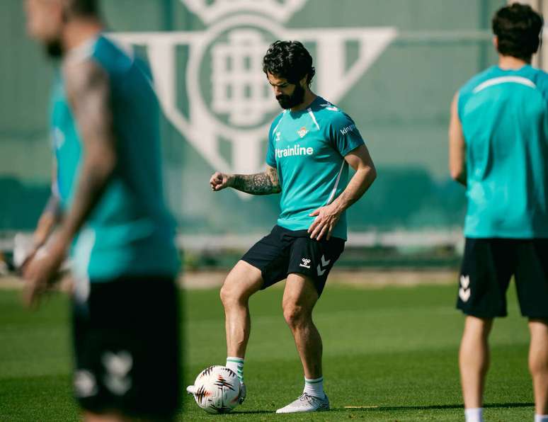 Atividade de prepara&ccedil;&atilde;o do Betis antes de encarar o Braga &ndash;