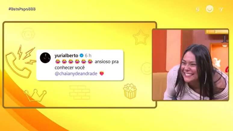 Ex-BBB vibra com recado de Yuri Alberto &ndash;