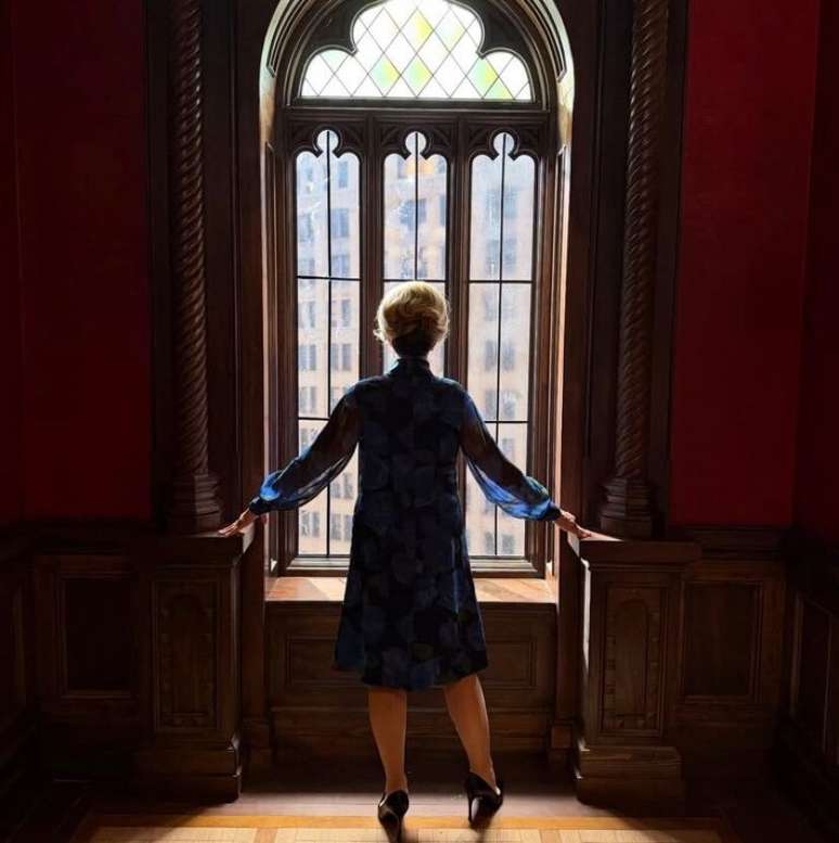 Primeiro dia de filmagens da nova temporada de 'American Horror Story', com Jessica Lange no elenco.