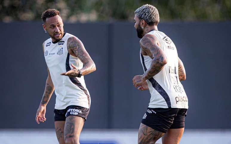 Gabigol e Neymar est&atilde;o fora da estreia do Santos na Sul-Americana &ndash;