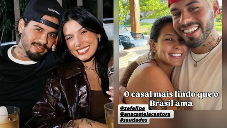 Irm&atilde;o de Z&eacute; Felipe publica foto do cantor com Ana Castela e causa burburinho nas redes