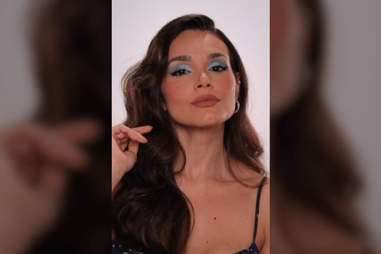 Um olho em destaque pede uma pele mais equilibrada e bastante m&aacute;scara de c&iacute;lios 