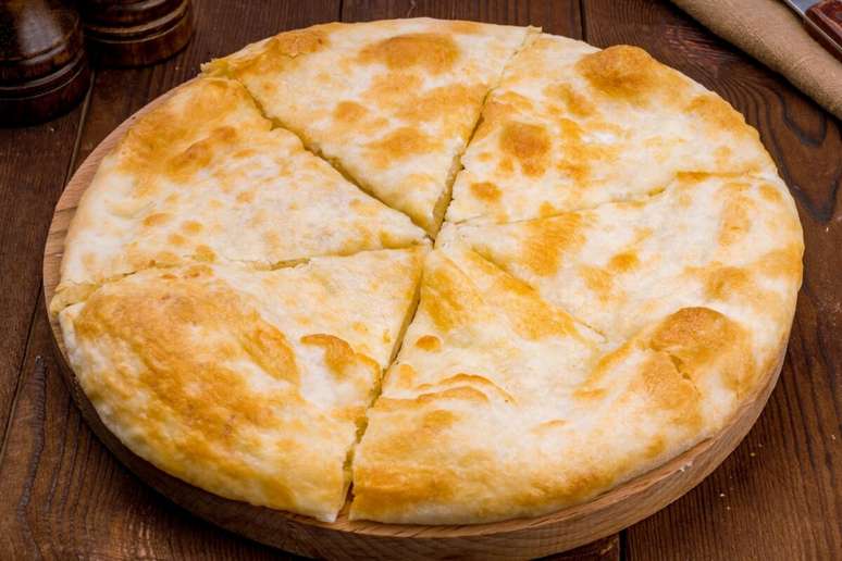 P&atilde;o de queijo de frigideira 