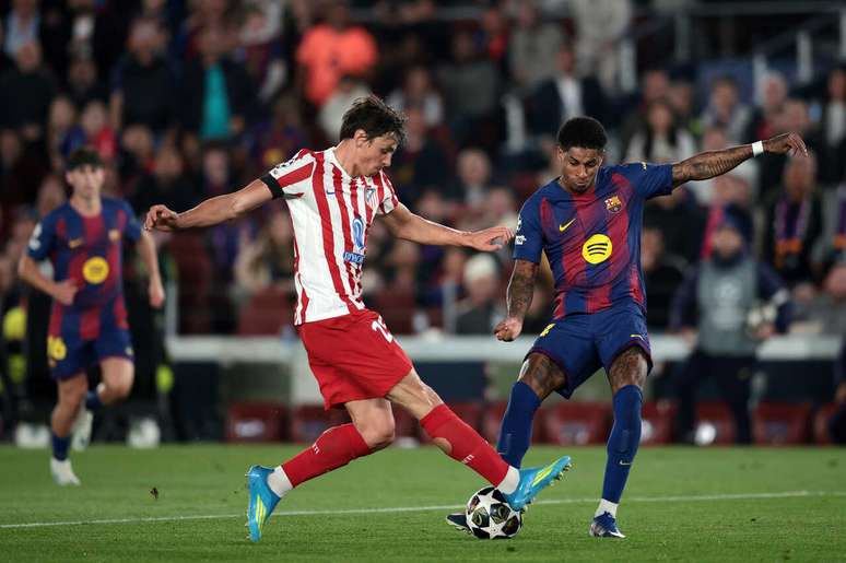 Rashford teve boas chances para o Barcelona, mas passou em branco &ndash;