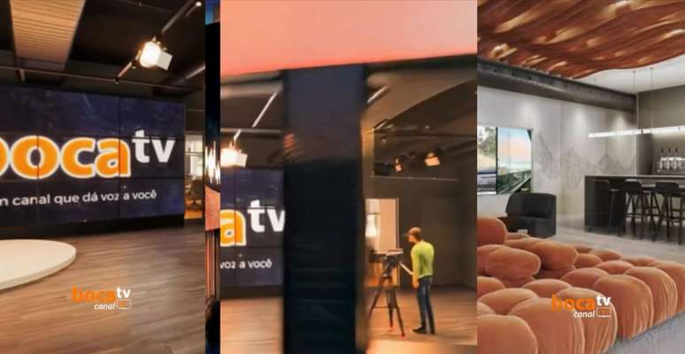 Quem passar pela rua poder&aacute; ver os programas ao vivo no est&uacute;dio do BocaTV