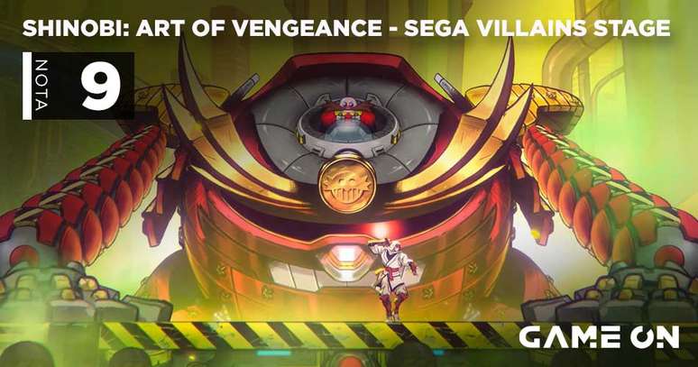 Shinobi: Art of Vengeance - Sega Villains Stage - Nota 9
