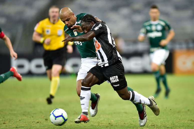 Char&aacute; em partida do Atl&eacute;tico contra o Palmeiras