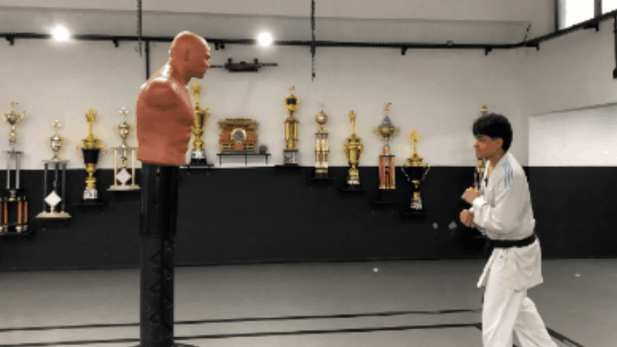 O lutador de karat&ecirc; Matheus Albino se tornou um fen&ocirc;meno no TikTok depois que decidiu misturar a arte marcial com a cria&ccedil;&atilde;o de conte&uacute;do