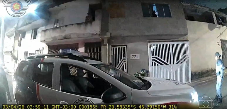 Soldado Yasmin Cursino Ferreira, que n&atilde;o portava c&acirc;mera corporal, alegou ter sido agredida