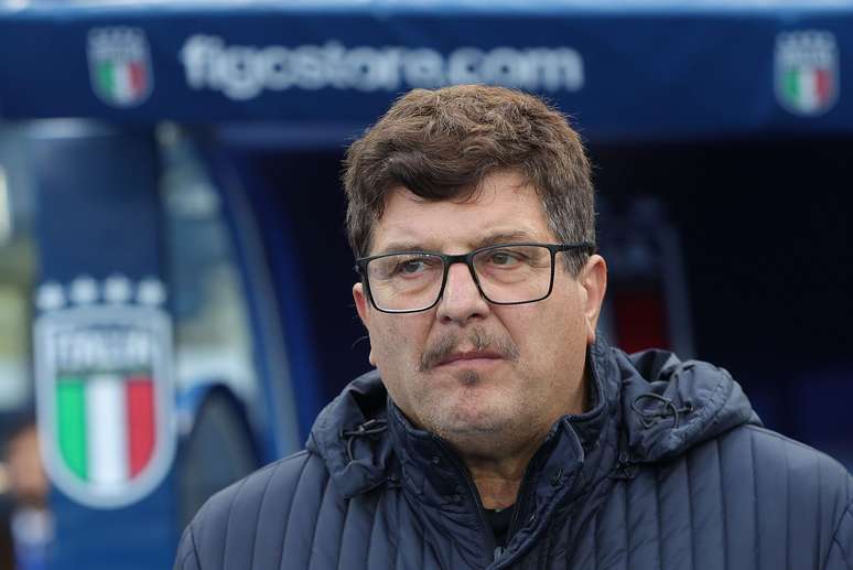 Silvio Baldini durante partida da It&aacute;lia 