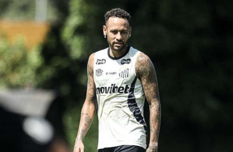 Reinaldo Campos/ Santos - Legenda: Neymar convive com les&otilde;es recentemente e n&atilde;o tem sequ&ecirc;ncia de jogos