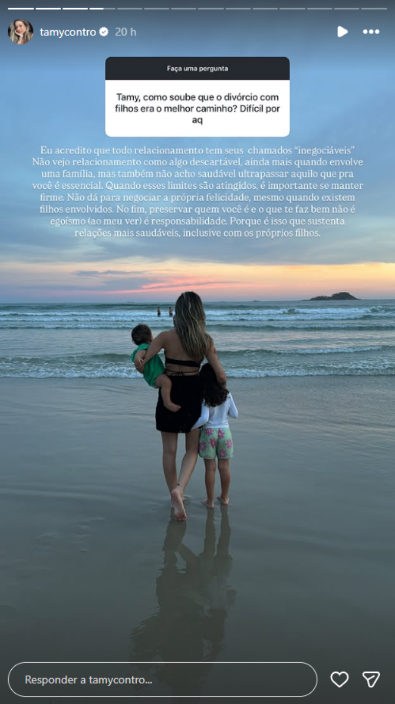 Reprodu&ccedil;&atilde;o: Instagram/@tamycontro