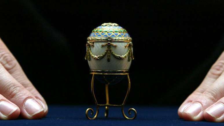 Os ovos Faberg&eacute; foram criados pela joalheria russa mundialmente famosa do mesmo nome