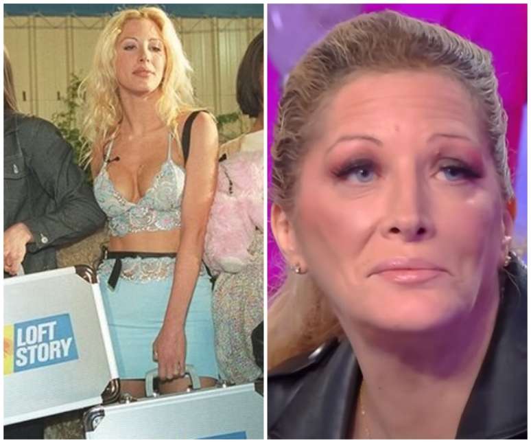 Loana na entrada do 'Big Brother' franc&ecirc;s (chamado 'Loft Story' nas primeiras edi&ccedil;&otilde;es), em 2001, e uma de suas &uacute;ltimas apari&ccedil;&otilde;es na TV