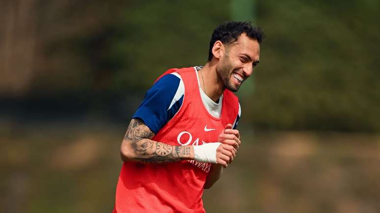 &Ccedil;alhanoglu marcou um dos gols da vit&oacute;ria da Inter na rodada passada &ndash;