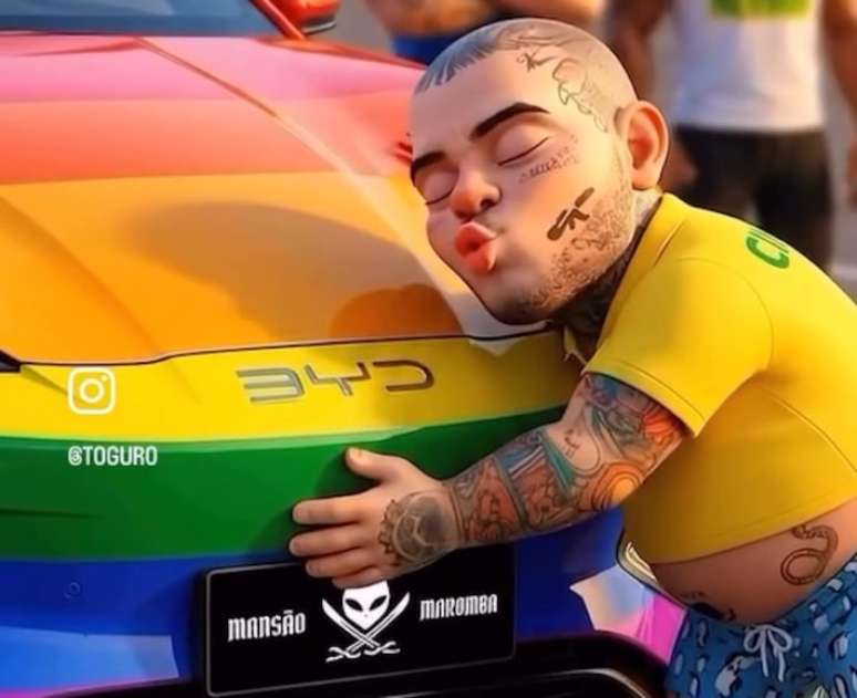 Sele&ccedil;&atilde;o brasileira teve imagem associada &agrave; montadora de origem chinesa em v&iacute;deo do influenciador