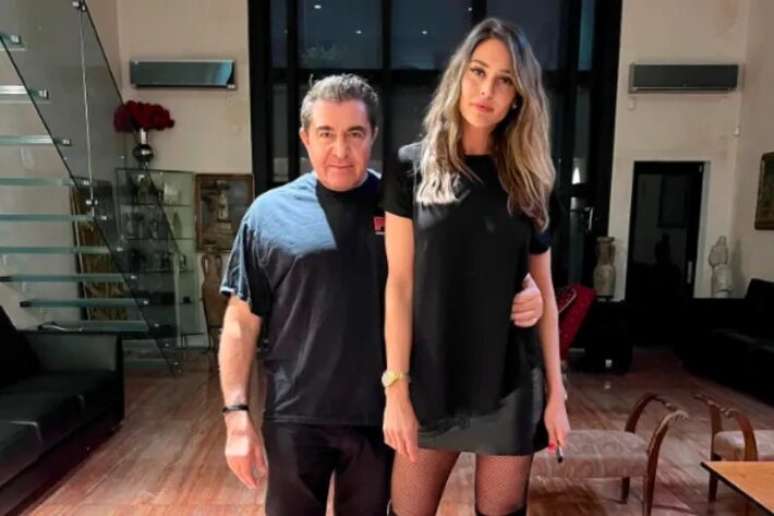 Ex-modelo brasileira Amanda Ungaro e seu ex-marido, Paolo Zampolli
