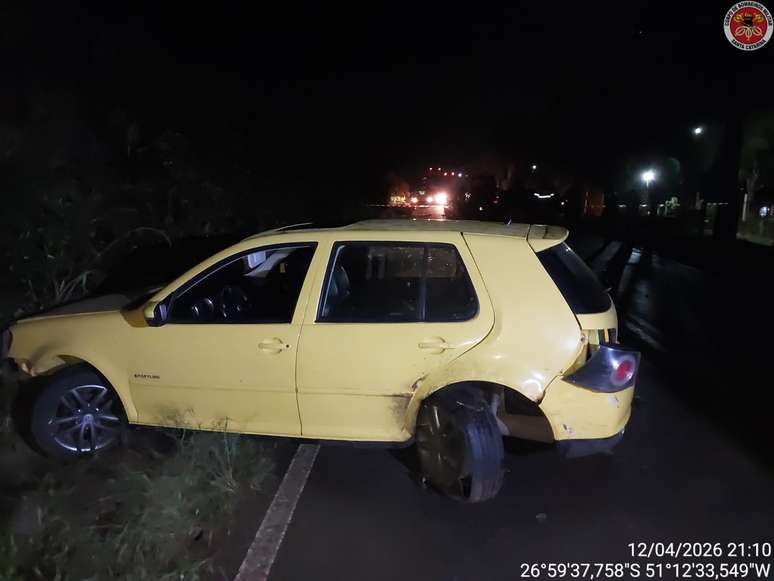 Os cinco mortos ocupavam o mesmo ve&iacute;culo, um Gol