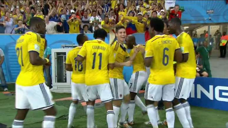 Col&ocirc;mbia fez sua melhor campanha em Copas no Brasil, em 2014 &ndash;
