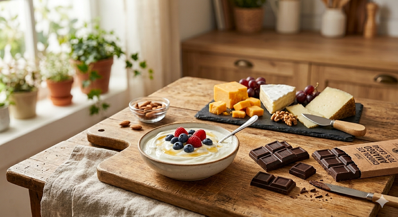 Alimentos como iogurte, queijo e at&eacute; chocolate podem estar ligados a uma maior longevidade