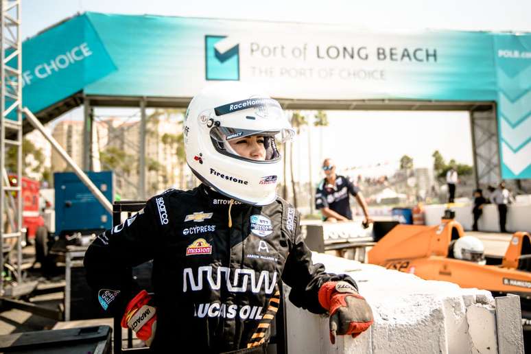 Let&iacute;cia Bufoni no Acura Grand Prix, em Long Beach, em 2021