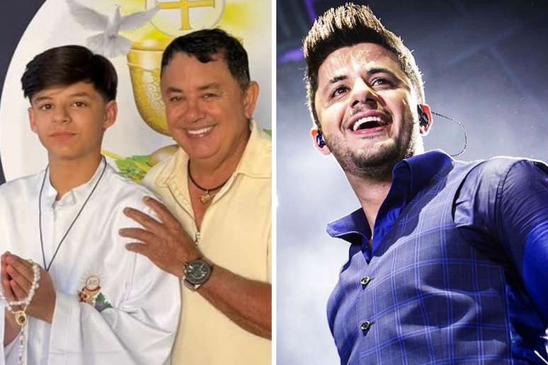 Filho de Cristiano Ara&uacute;jo e seu av&ocirc; | Cristiano Ara&uacute;jo